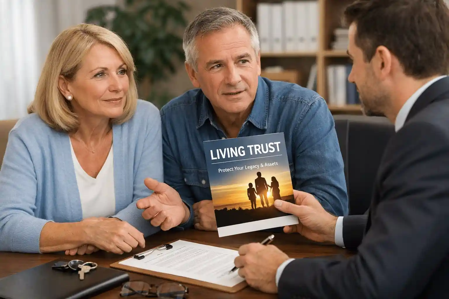 Comparing a Nevada death of grantor affidavit with opening a probate case